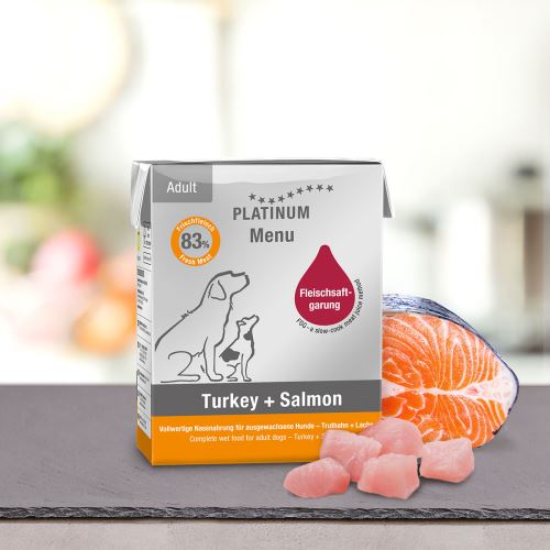 Platinum Menu Turkey + Salmon -  Morčacie mäso + losos