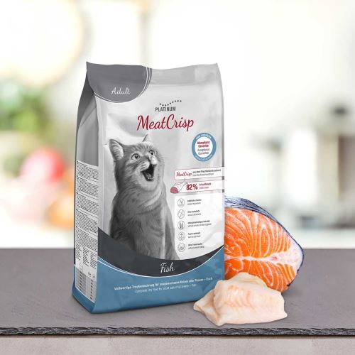 Platinum MeatCrisp Adult Fish - Ryby pre dospelé mačky
